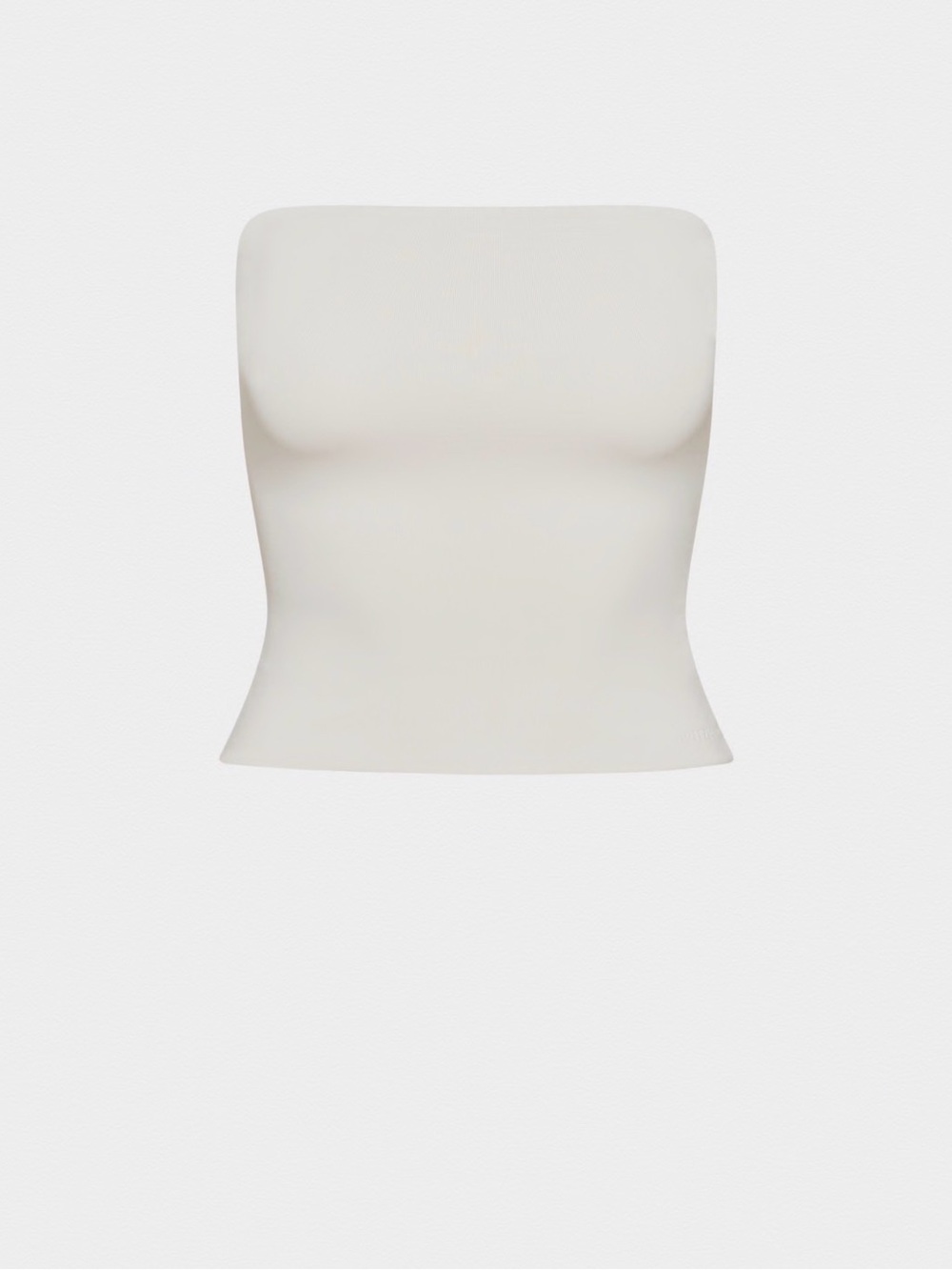 Aritzia Cream Strapless Seamless Tube Top